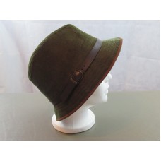 Collection XIIX Mujer&apos;s Buckle Trim Fedora Hat  Olive Green  One Size 888472592205 eb-93817818